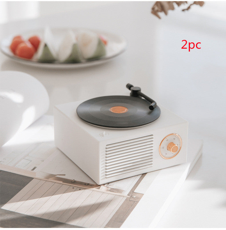 Wireless mini portable retro phonograph bluetooth speaker Electronics DealSniper.net Style6