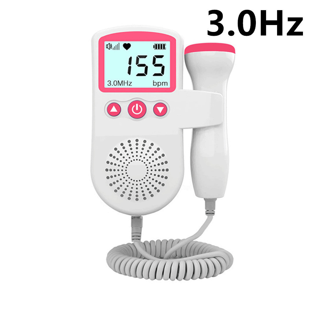 Fetal Heart Rate Monitor Home Pregnancy Detector Health DealSniper.net Pink 3.0Hz