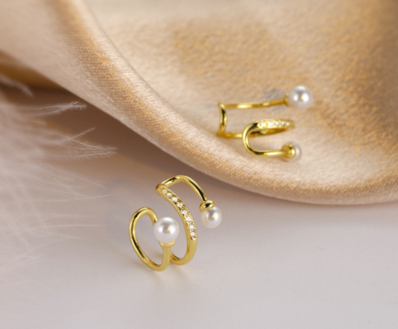 Niche Women's Pearl Ear Clips Without Pierced Ears Jewelry DealSniper.net