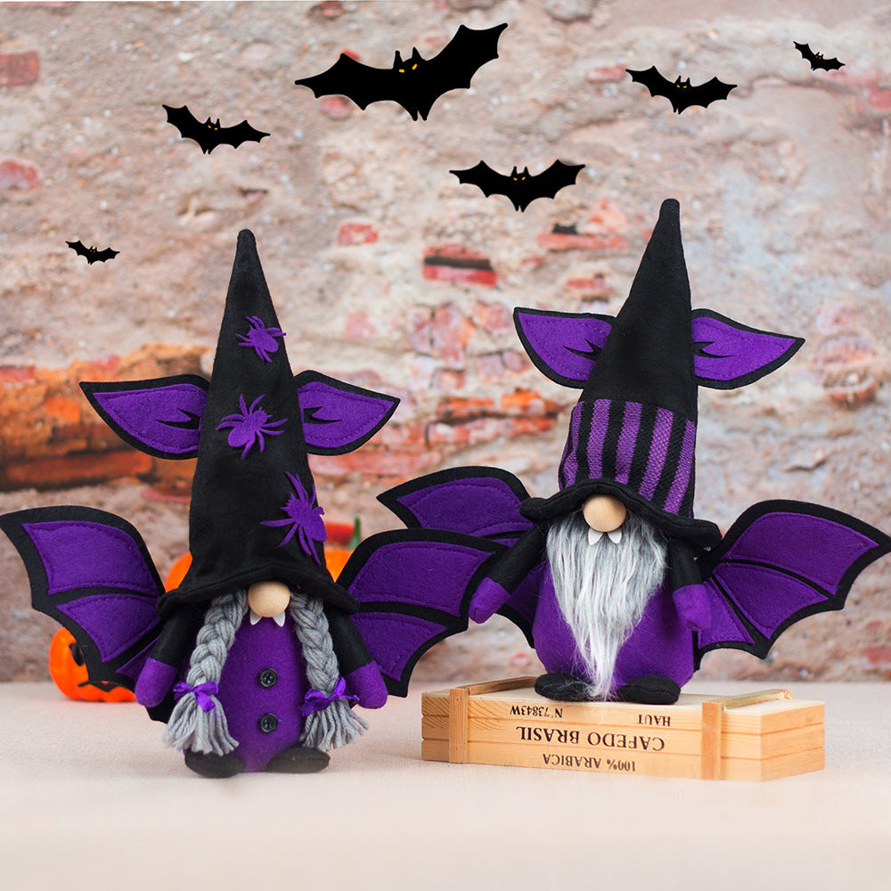Halloween Decorations Bat Vampire Faceless Old Man Holidays DealSniper.net