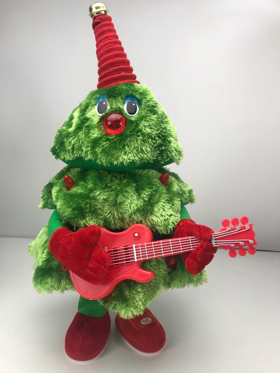 Electric Plush Toy Christmas Tree Can Sing And Dance Electric Toys Holidays DealSniper.net Guitar style
