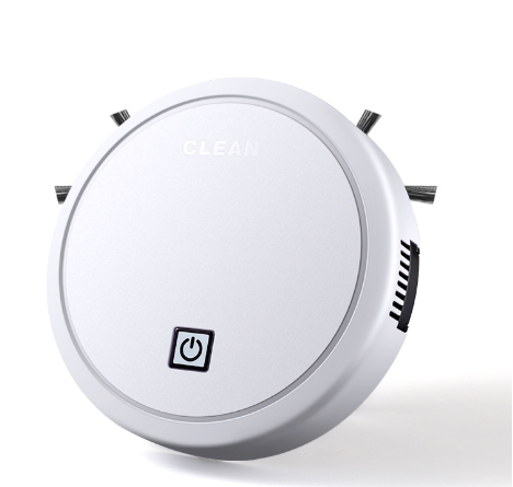 3-in-1 Robot Vacuum Cleaner 1800Pa Multifunctional Smart Floor Cleaner USB Rechargeable Dry Wet Sweeping Vacuum Cleaner Electronic dealsniper-net White ES23A