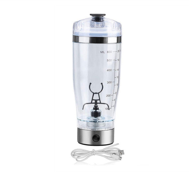 Electric Protein Shake Stirrer USB Shake Blender Kitchen DealSniper.net Rechargeable USB 600ml
