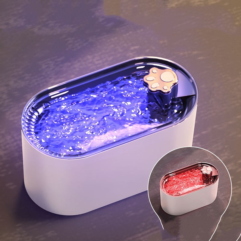 3L Cat Water Fountain Filter Automatic Drinker For Pet Pets DealSniper.net Ore white highend models USB socket 5V