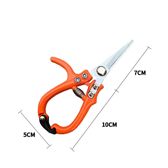 Multifunctional Garden Scissors Pruning Shears Manual With Safety Buckle Garden dealsniper-net New straight mouth 1PCS
