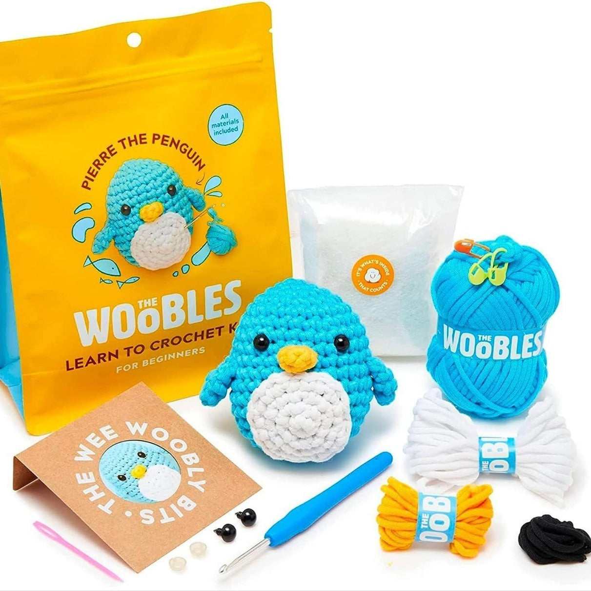 Beginner Crochet Kit With Step-by-step Video Tutorial Kids DealSniper.net