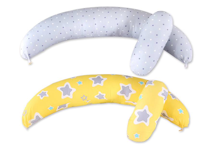 Moon Shape Multifunctional Baby Breastfeeding Pillow For Pregnant Home DealSniper.net