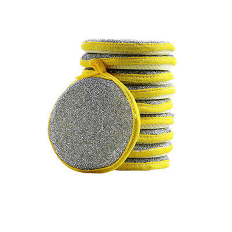 Creative Home Kitchen Supplies Cleaning Dishwashing Artifact Kitchen DealSniper.net 10PCS Yellow