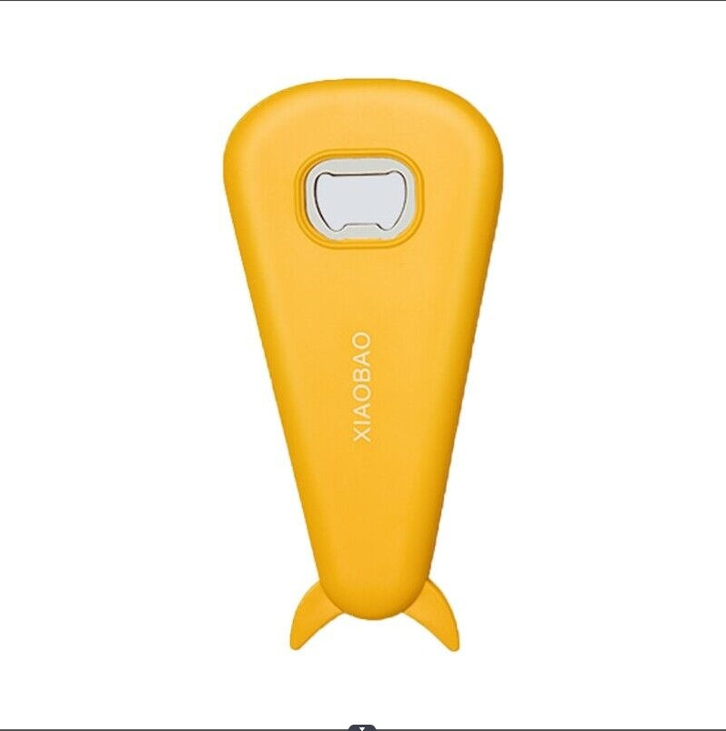 Sturdy Bottle Opener Rust-Proof ABS Jar Cap Remover Kitchen DealSniper.net Yellow
