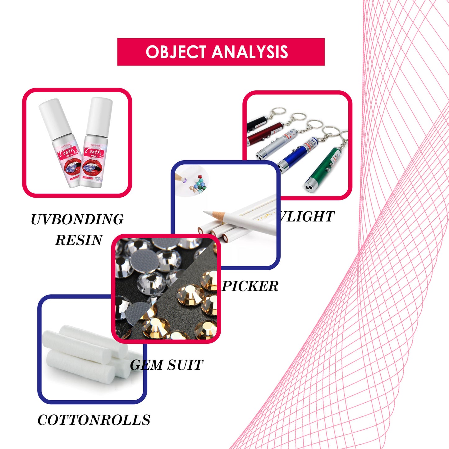 Tooth Gem Kit, Accessories Easy To Remove And Install Beauty DealSniper.net