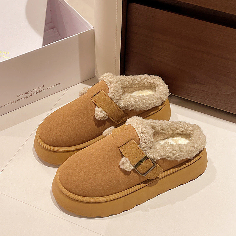 New Luxury Winter Women's Shoes Plush Fashion Women DealSniper.net Camel 36