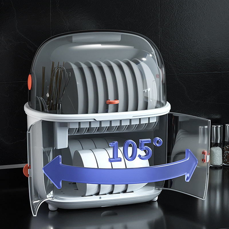 Household Kitchen Dish Storage Rack Disinfection Cabinet Kitchen DealSniper.net