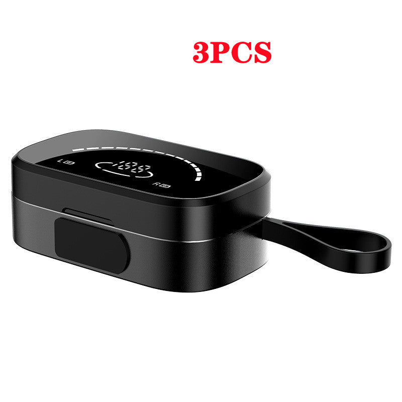 Wirless Bluetooth Earphones Gadgets dealsniper-net Black 3PCS
