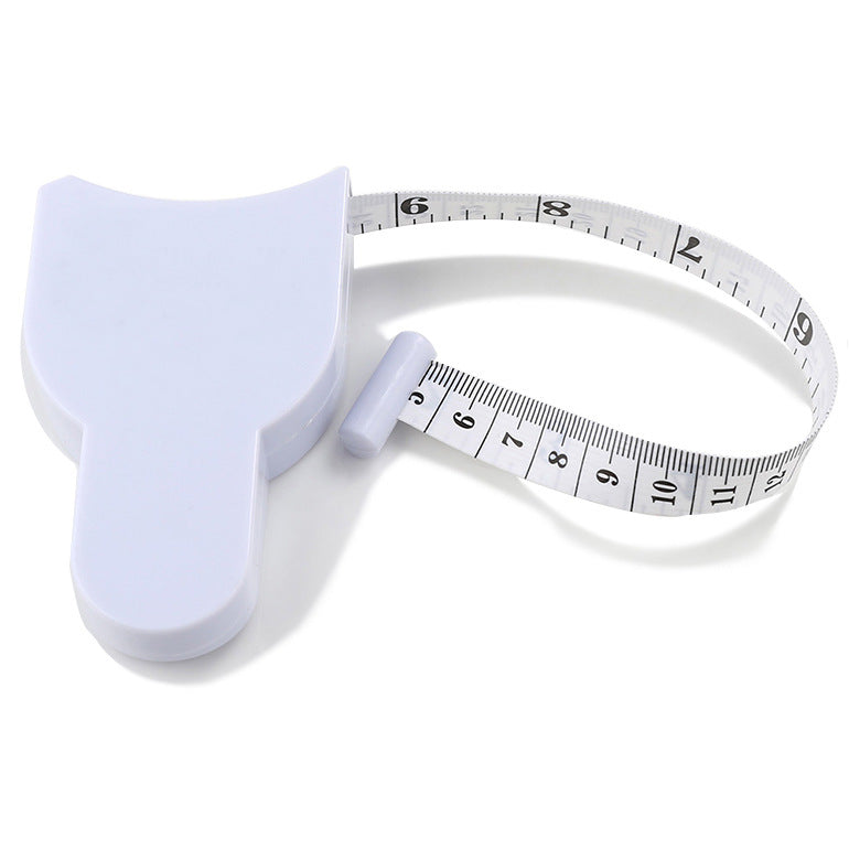 Y-shaped Leather Measurement Automatic Measuring Tape Deals DealSniper.net White B
