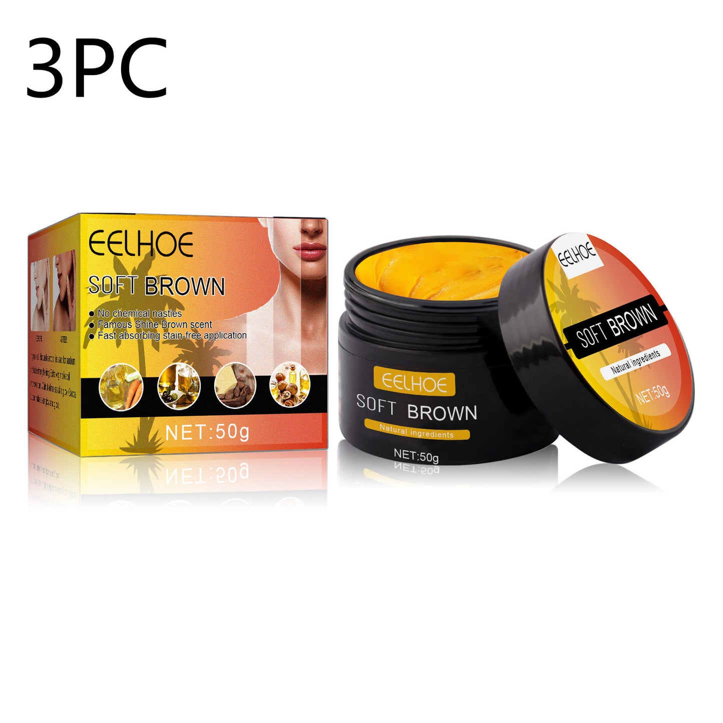 Wheat Complexion Body Tanning Moisturizing Beauty DealSniper.net Tanning cream 3PC