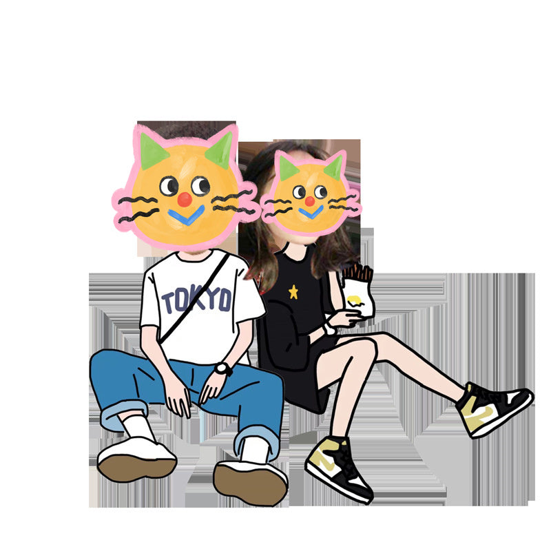 Acrylic Photo Cartoon Key Button Pendant Ornaments Gadgets DealSniper.net White