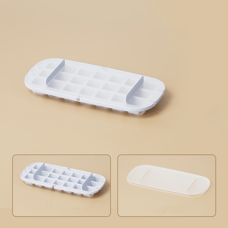 Ice Box Ice Cube Tray Grid High Capacity Food Grade Kitchen Gadgets House DealSniper.net Purple Single box