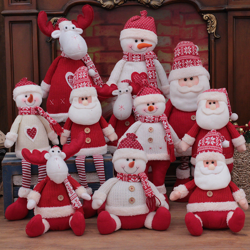 Christmas Decorations For Home Big Santa Claus Doll Holidays DealSniper.net
