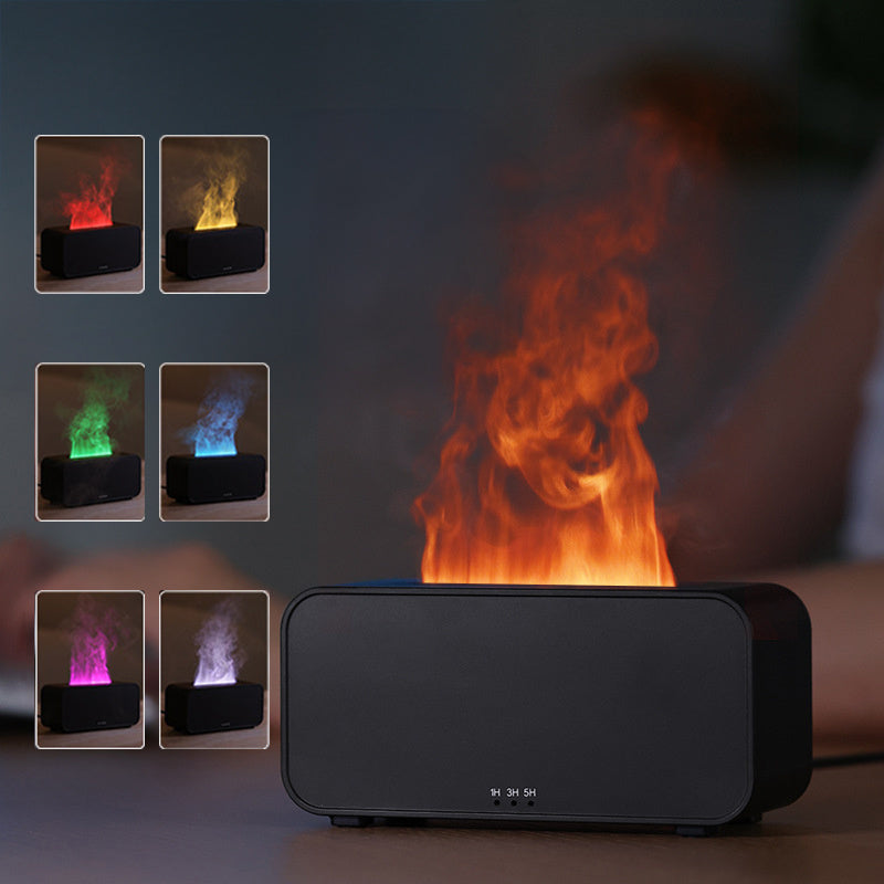 Timing Simulation Aroma Diffuser Usb Household Flame Humidifier Home Decor DealSniper.net