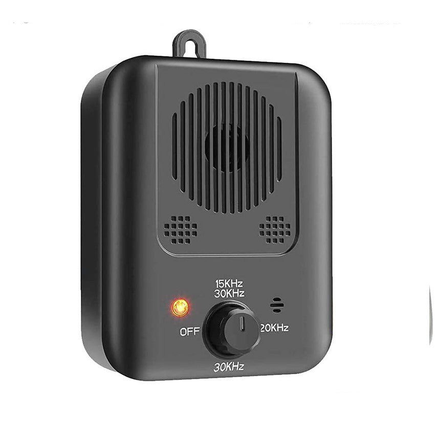 New Ultrasonic Outdoor Ultrasonic Dog Repeller Trainer Pets DealSniper.net Black