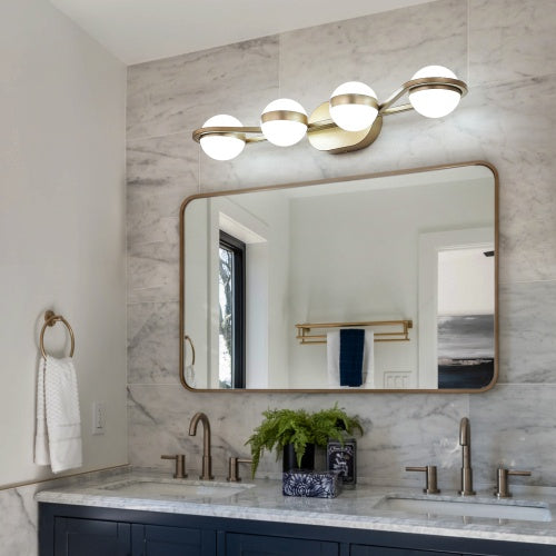 Modern Minimalist Gold Bathroom Vanity Light Home Decor DealSniper.net