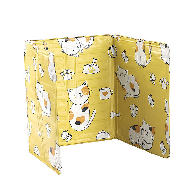 Kitchen Oil Splatter Screens Waterproof Home Gas Stove Kitchen DealSniper.net Yellow kitten