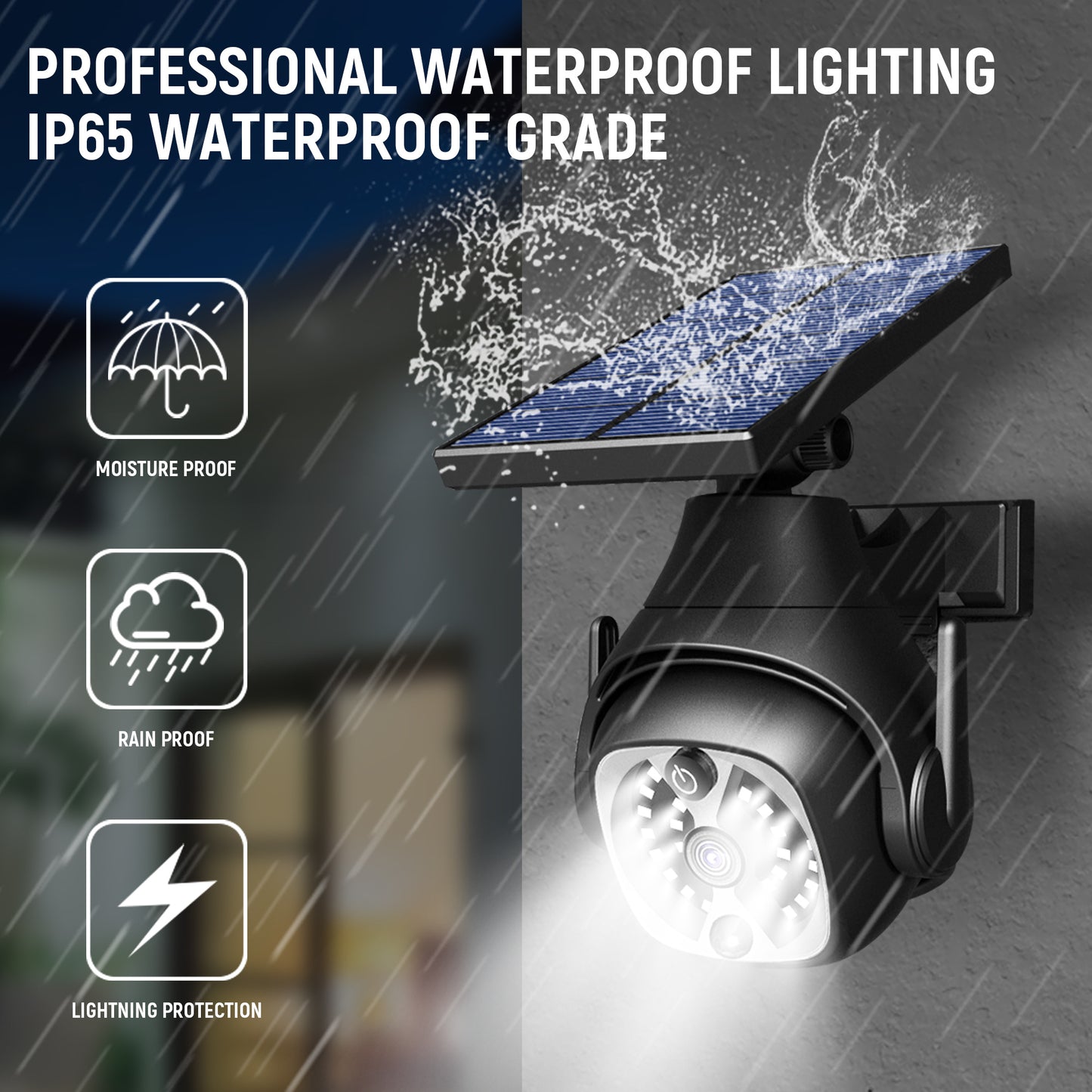 Solar Powered Outdoor Courtyard Lights Household Lighting Lights House DealSniper.net