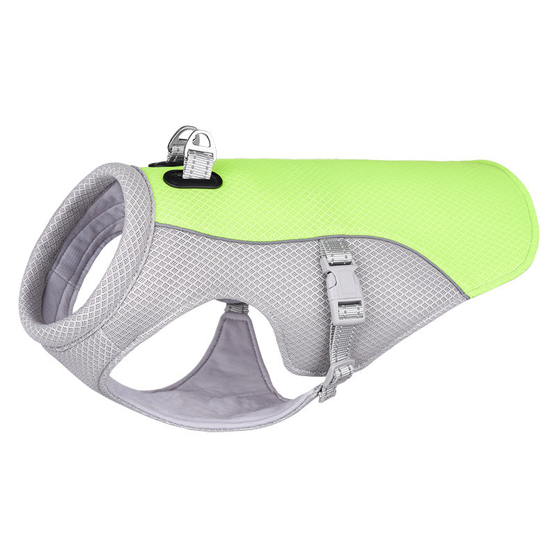 Summer Pet Dog Cooling Vest Heat Resistant Cool Dogs Clothes Pets DealSniper.net
