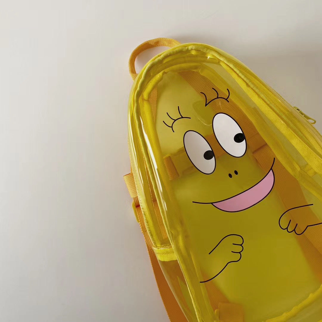 Children's Backpack Pvc Jelly Bag Kids DealSniper.net Yellow