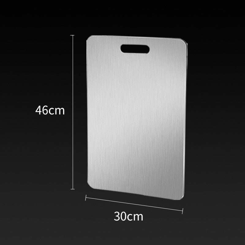 Stainless Steel Cutting Board Chinese Square Cutting Board Kitchen DealSniper.net 46x30cm Square