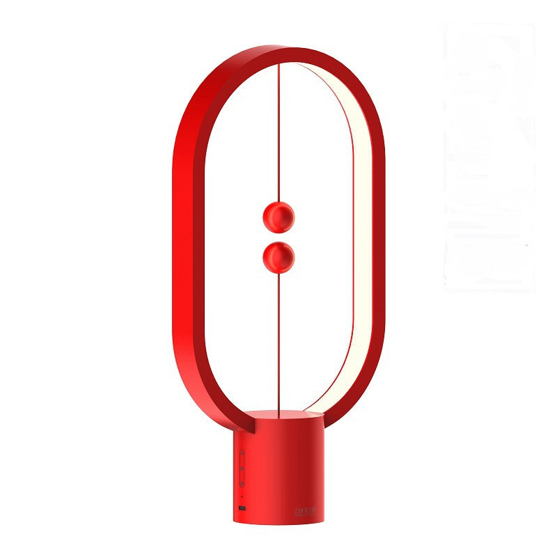 Mini Smart Magnetic Switch USB Suspended LED Bedroom Table Lamp Home dealsniper-net Red 68X177X353mm Rechargeable