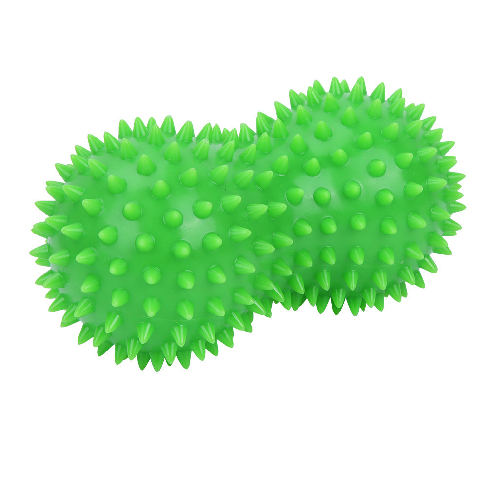 PVC Peanut Spiky Massage Ball Back Foot Massager Ball Sports DealSniper.net as picture