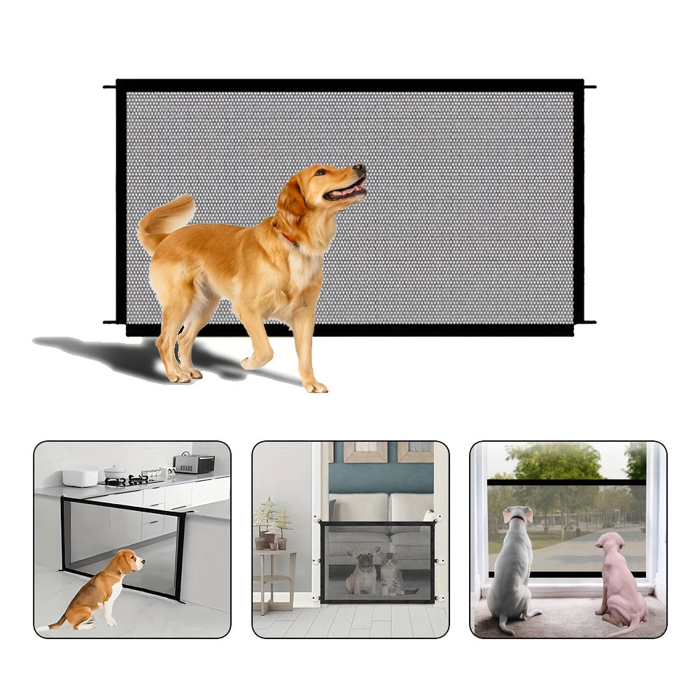 Pet Dog Fence, Foldable Isolation Net, Dog Safety Protection Fence Pets DealSniper.net