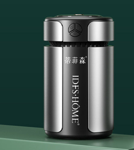 Three-speed Adjustable Smart Rhythm Car Aroma Diffuser Vehicle DealSniper.net Space Silver Chanel