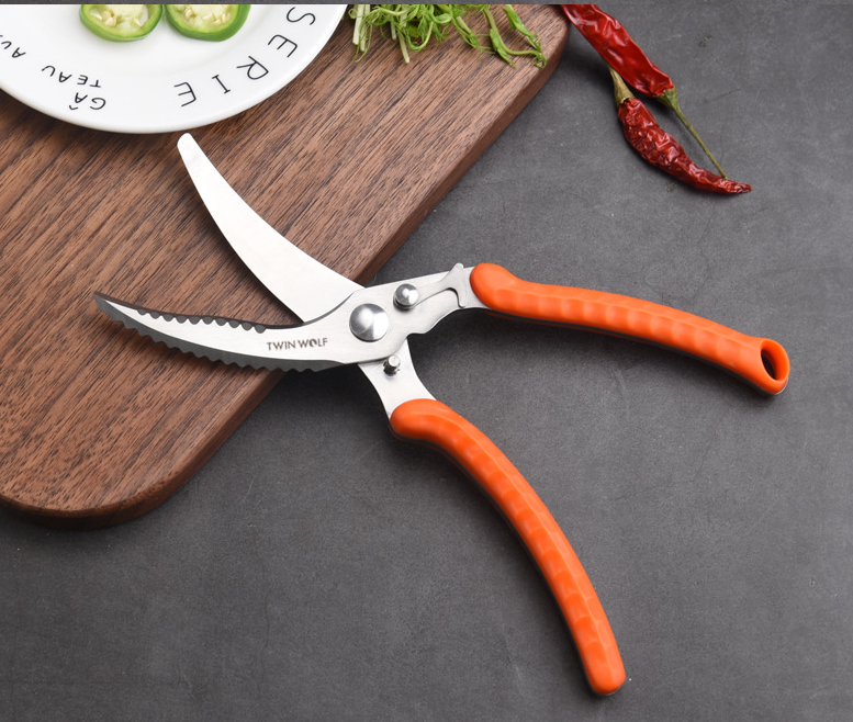 Kitchen Scissors For Fishbone Scissors Kitchen DealSniper.net Orange