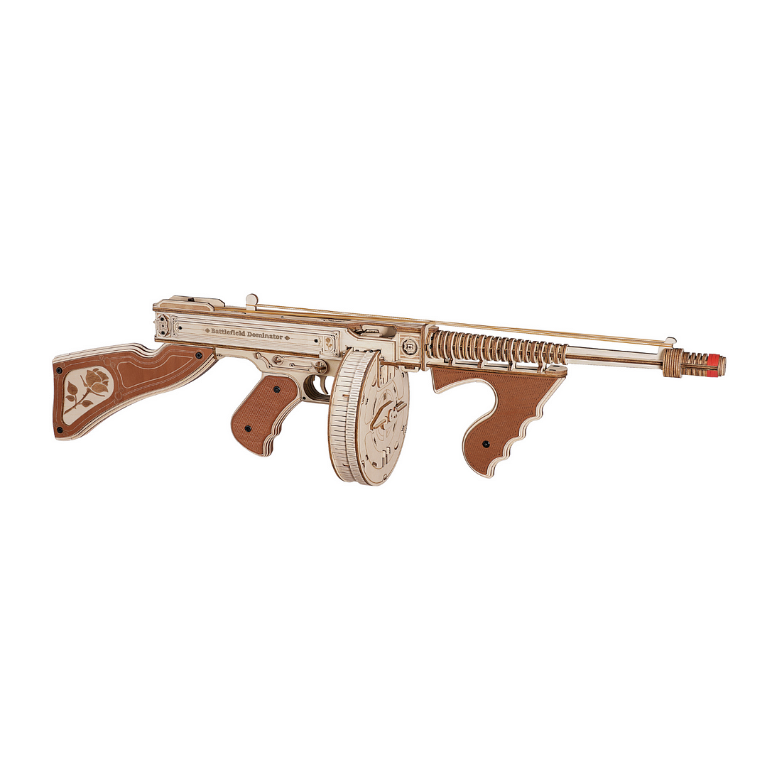 ROKR Wooden Puzzle Gun Toys Model DIY 3D Building Kits For Gifts Holidays dealsniper-net LQB01