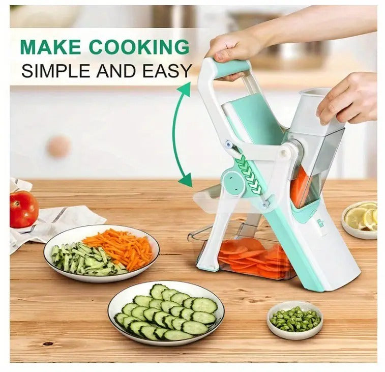 Safe Multifunctional Mushroom Slicer 5-in-1 Vegetable Slicer Kitchen DealSniper.net