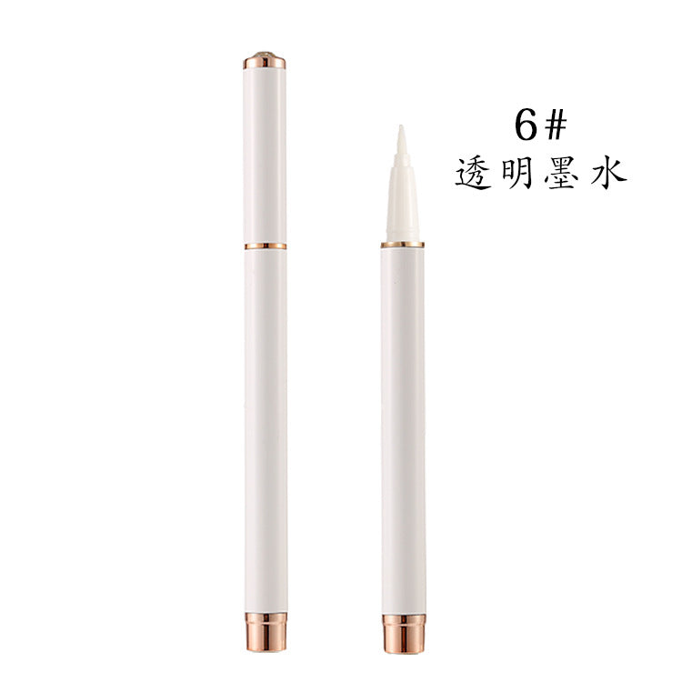 Natural Eyeliner Black Transparent Self-adhesive False Eyelashes Beauty dealsniper-net Clear Eyeliner pencil