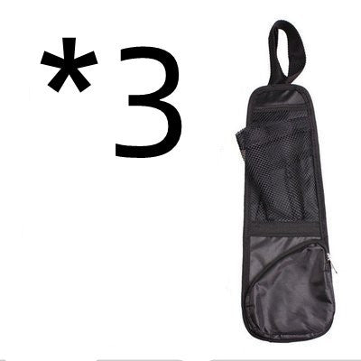 Seat Back Side Pockets Car Multi-function Storage Vehicle DealSniper.net Black 3PCS