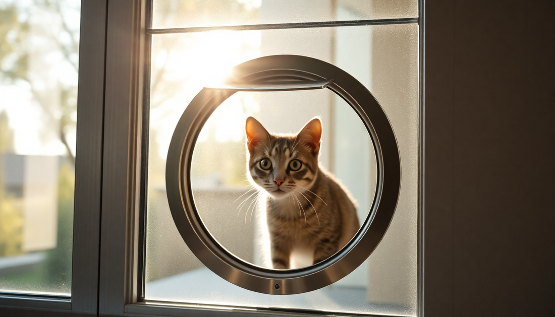Unleash Your Pet's Freedom: Discover the Versatile Round Pet Door for Cats and Small Dogs