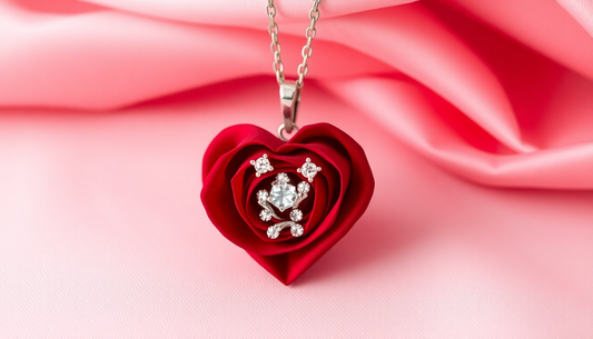 Discover the Rose Heart-Shaped Necklace: A Timeless Valentine's Day Gift from DealSniper.net