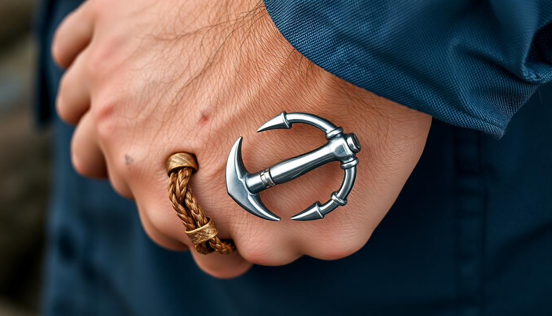 Unbeatable Deals on Men's Stainless Steel Anchor Bracelet and More at DealSniper.net