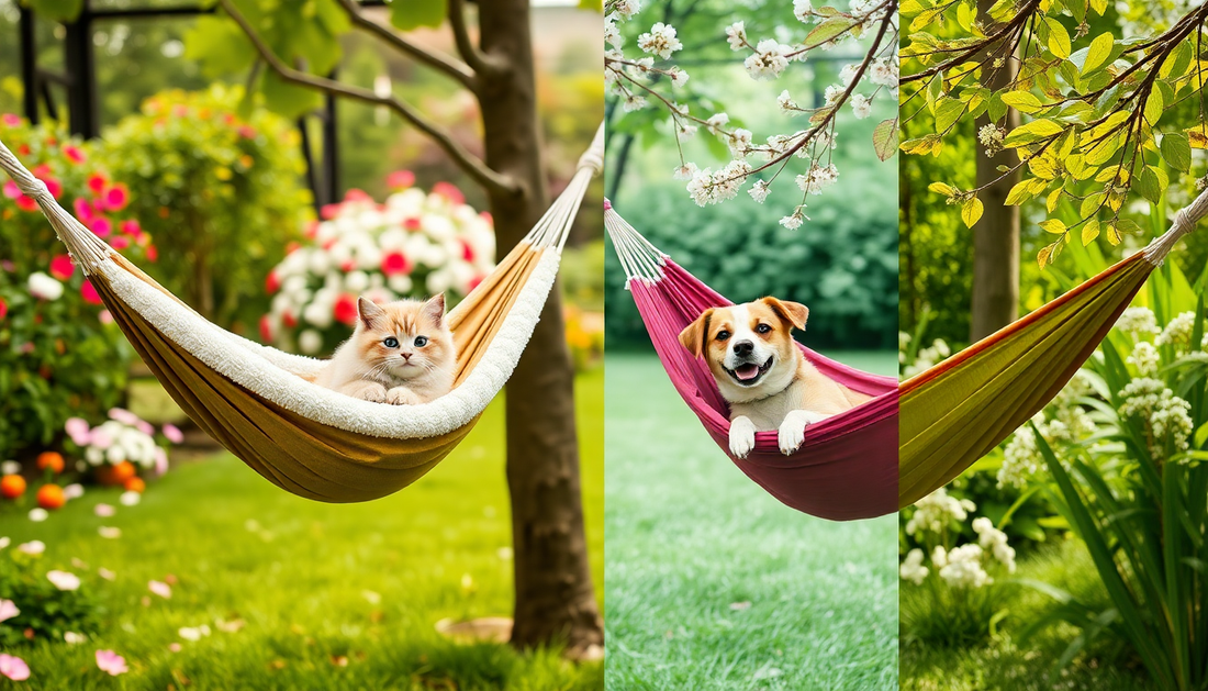 Purrfect Hangouts: Cozy Hammocks for Your Furry Friends