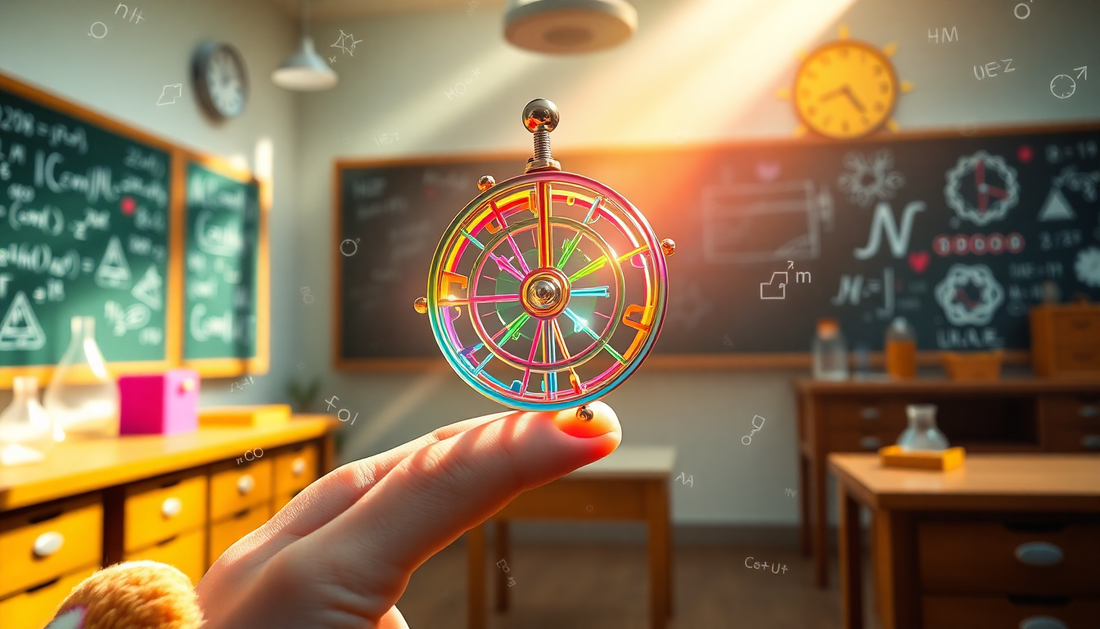 Unlock Your Child's Potential with the Metal Finger Gyroscope: A Scientific Learning Treasure from DealSniper