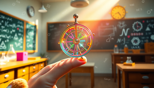 Unlock Your Child's Potential with the Metal Finger Gyroscope: A Scientific Learning Treasure from DealSniper