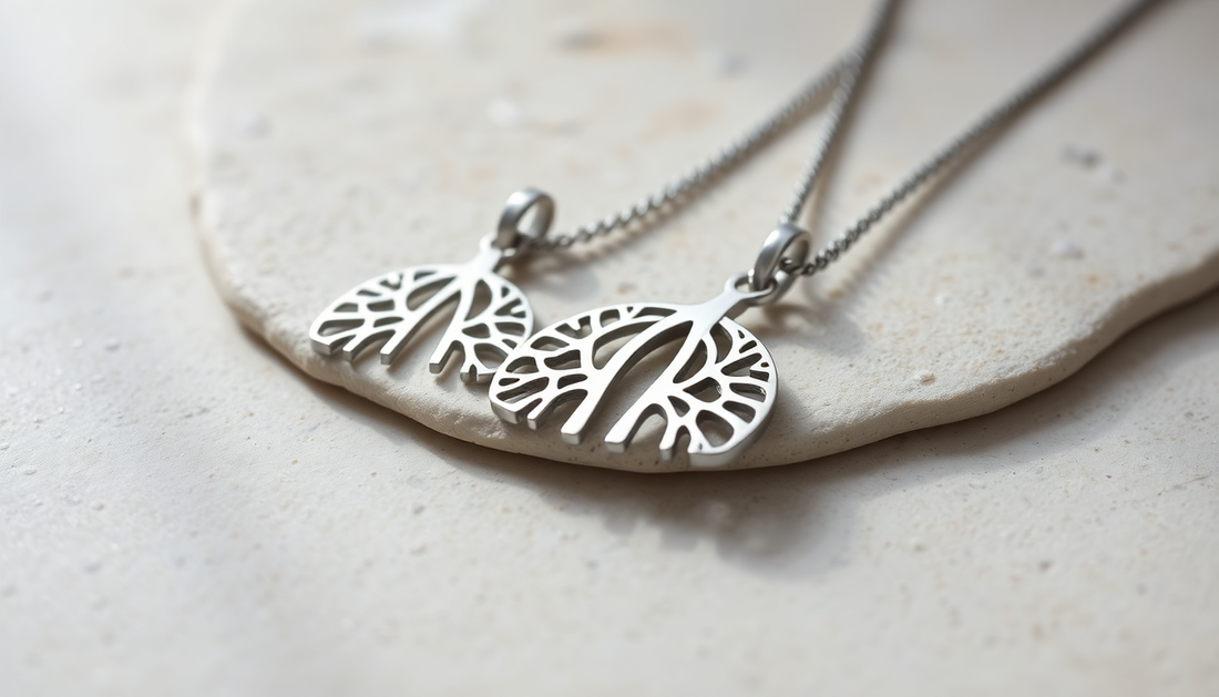 Breathe Easy: Discover the Calming Power of Our Stainless Steel Mindfulness Necklace