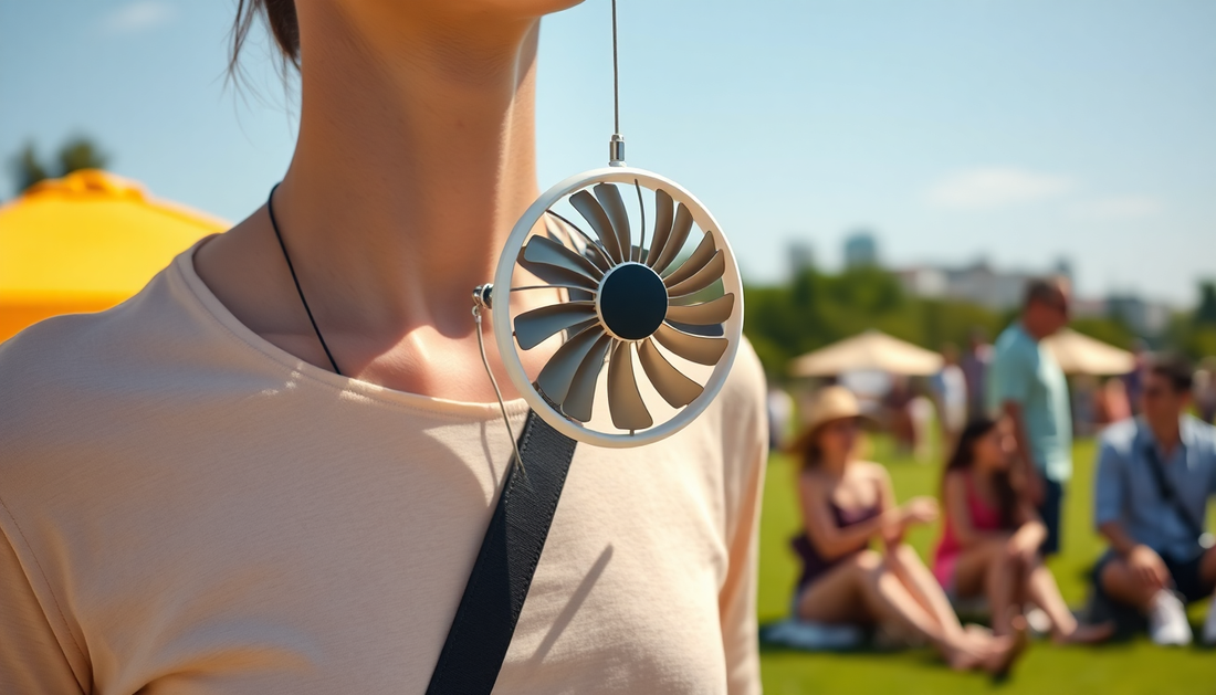 Chill Out in Style: The Portable Waist Fan That's a Game-Changer for Outdoor Adventures