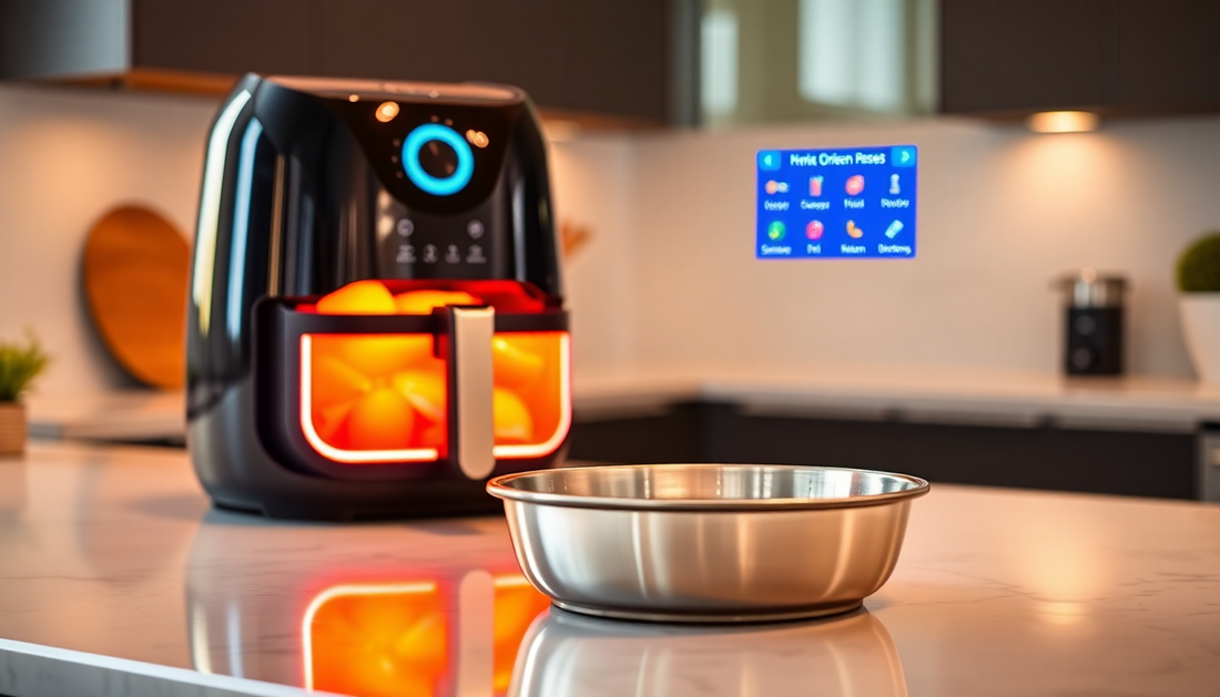 Unleash the Power of Air Frying: Discover the Ultimate 5.3qt Air Fryer with Observation Window and 7 Custom Presets