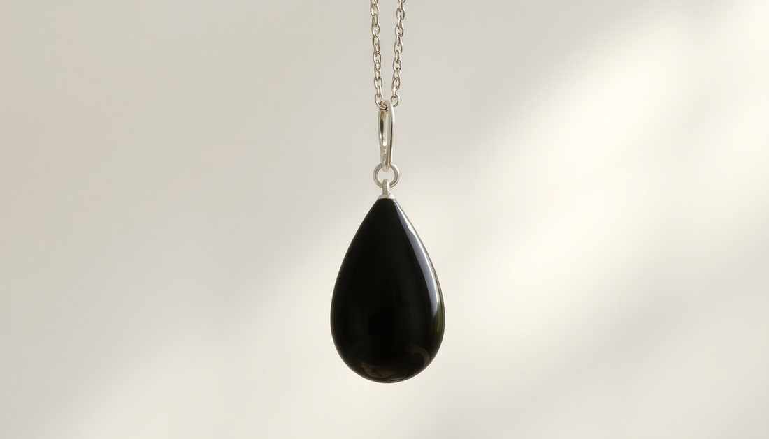 Unlock the Power of Black Gold: Discover the Allure of the Natural Obsidian Stone Pendant at DealSniper.net