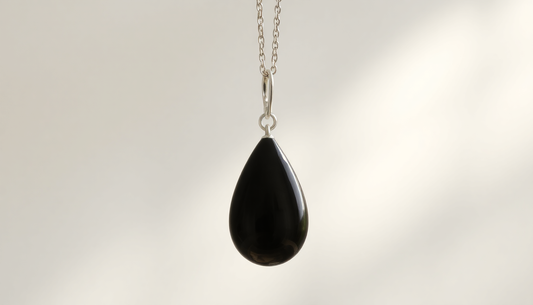 Unlock the Power of Black Gold: Discover the Allure of the Natural Obsidian Stone Pendant at DealSniper.net